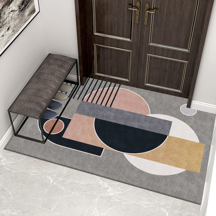 Stylish Geometric Entrance Mat for Home Entryway