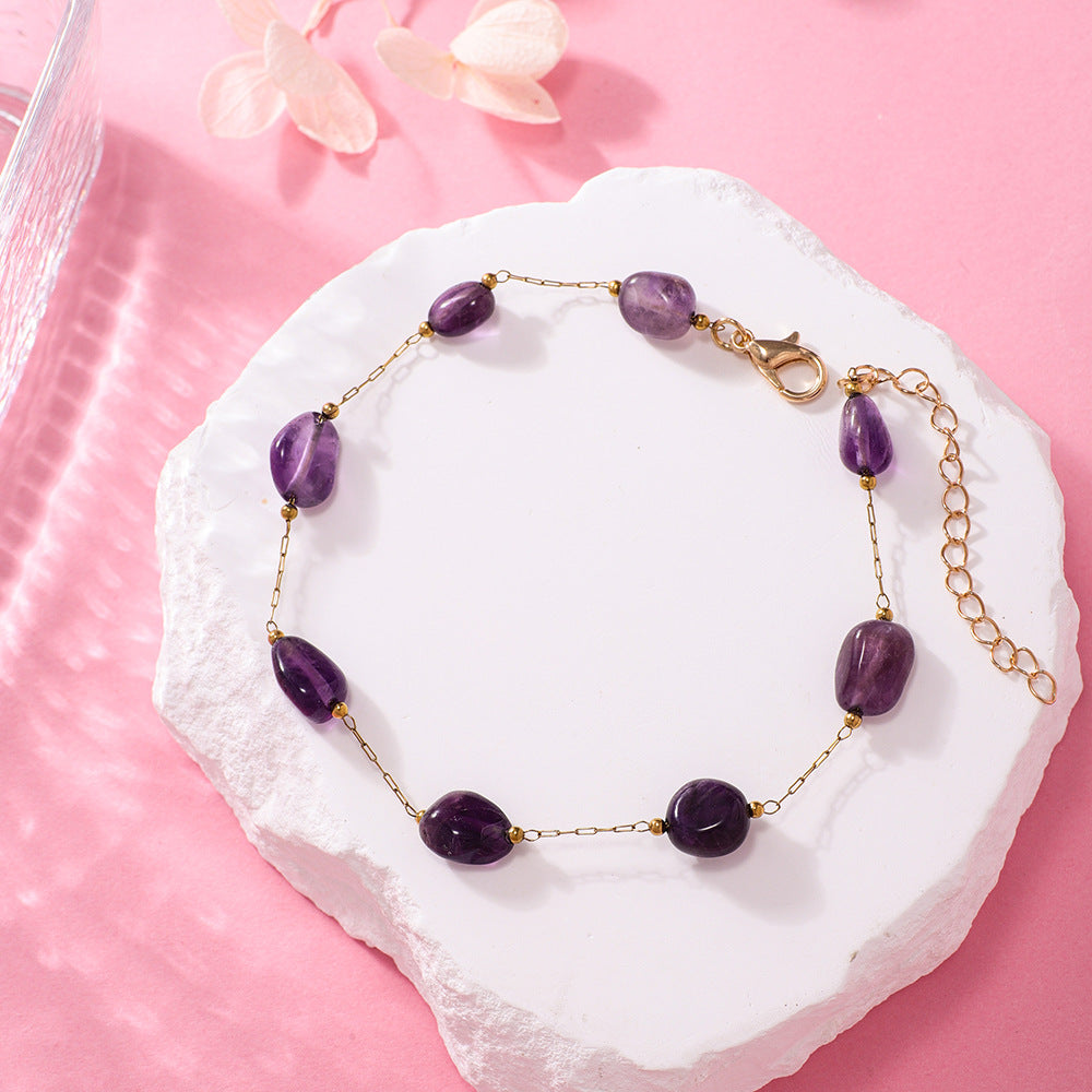Amethyst Gemstone Bracelet Kalsten