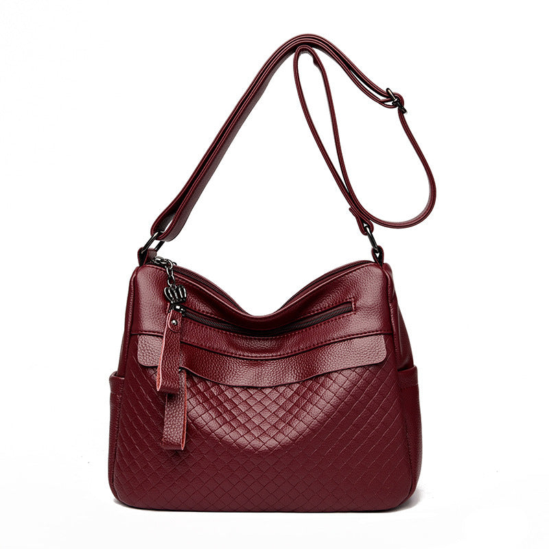 Textured Quilted Shoulder Bag Kalsten