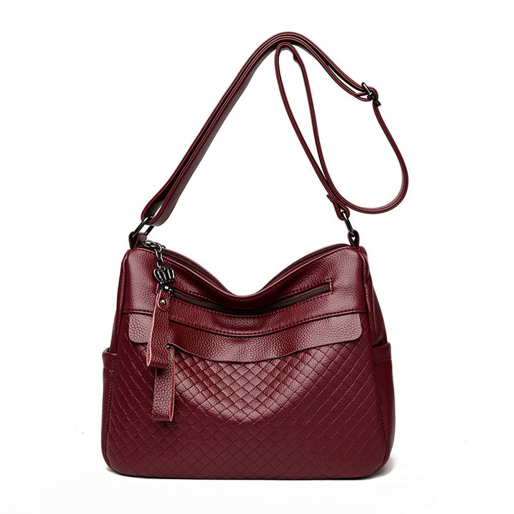 Textured Quilted Shoulder Bag Kalsten