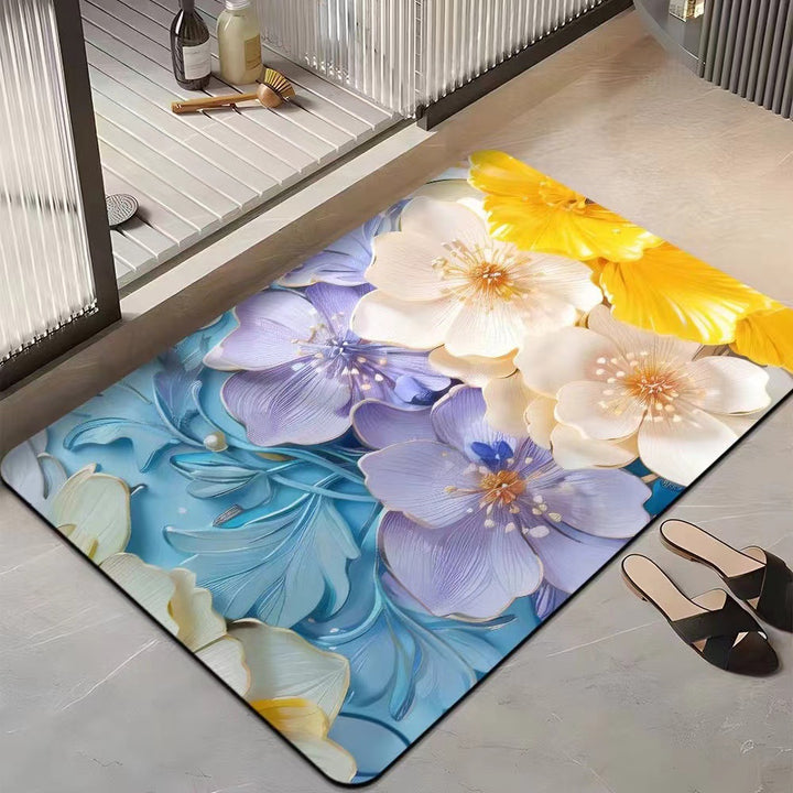 Floral-Themed Comfort Area Mat Kalsten