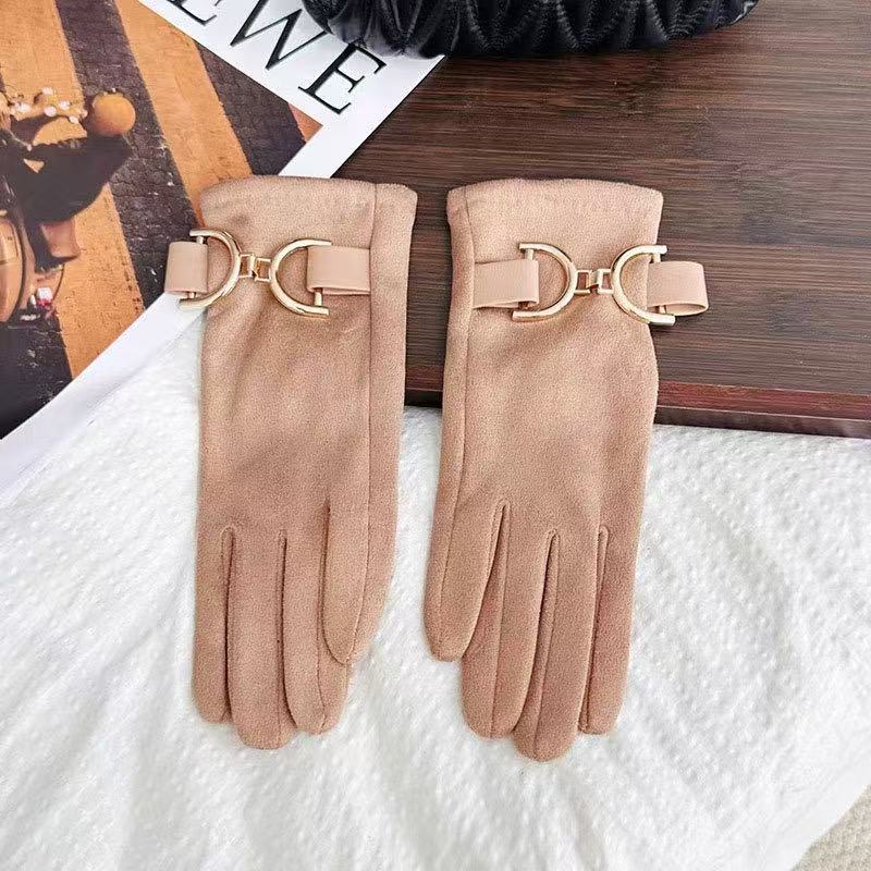 Elegant Fashion Gloves with Decorative Buckle Kalsten