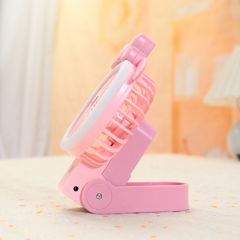 Women's Portable Handheld Fan with Cute Animal Design Kalsten