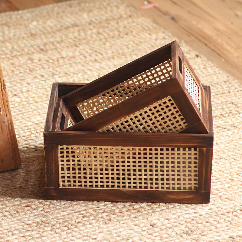 High-quality storage basket made of natural material Kalsten