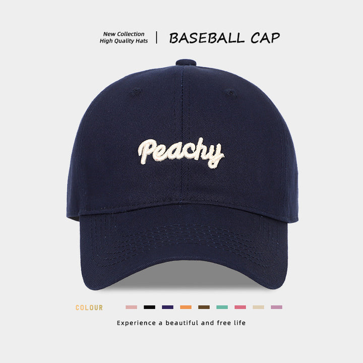 Stylish Peachy Embroidered Baseball Cap