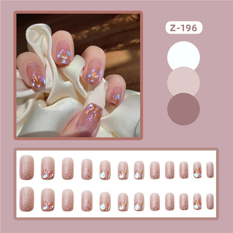 Glittery Press-On Nail Art Set Kalsten