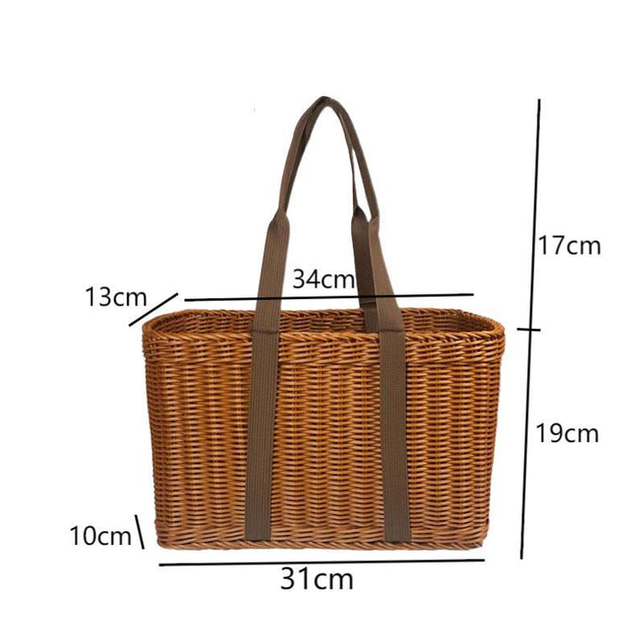 Handwoven Decorative Market Basket Kalsten