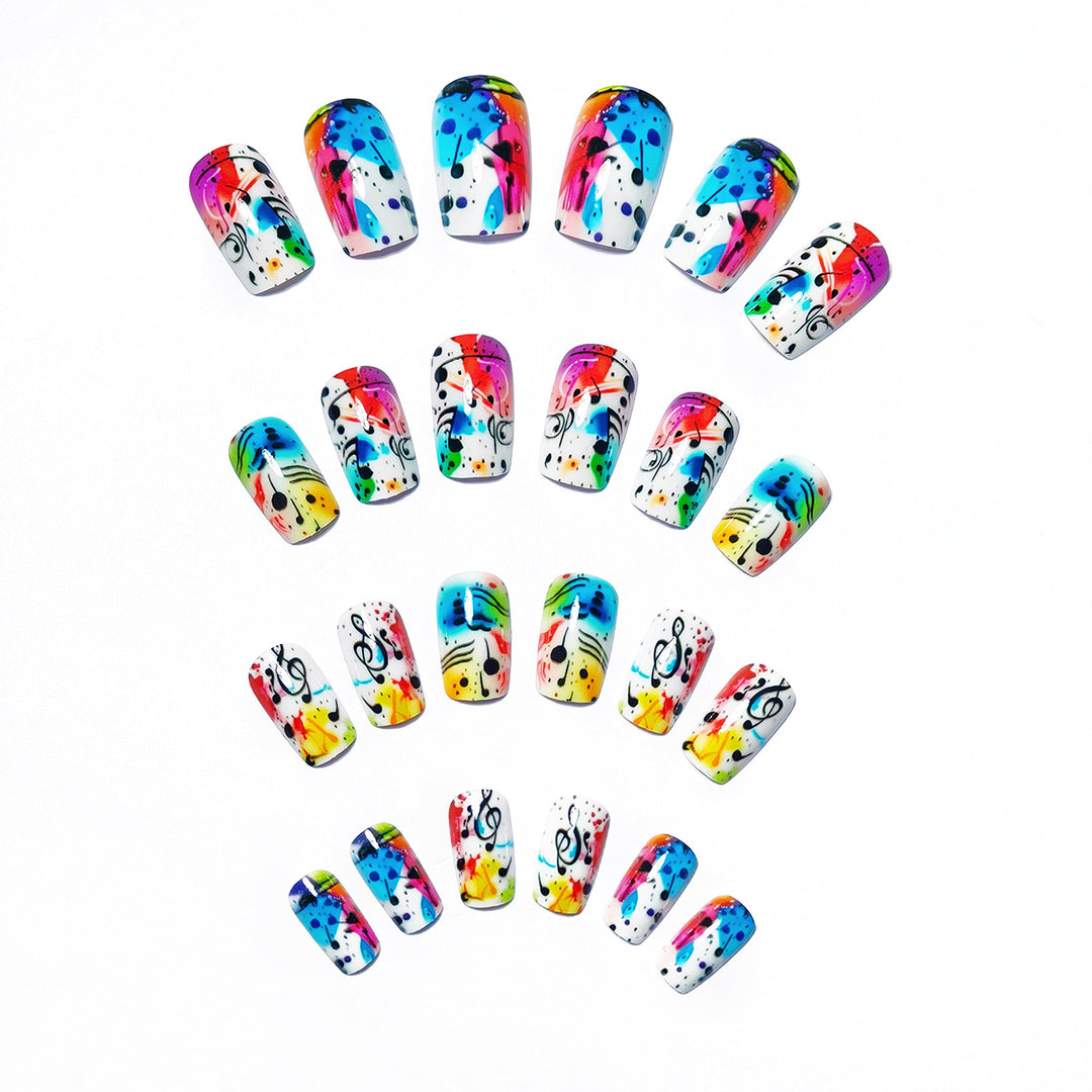 Creative Art Nails with Musical Design Kalsten