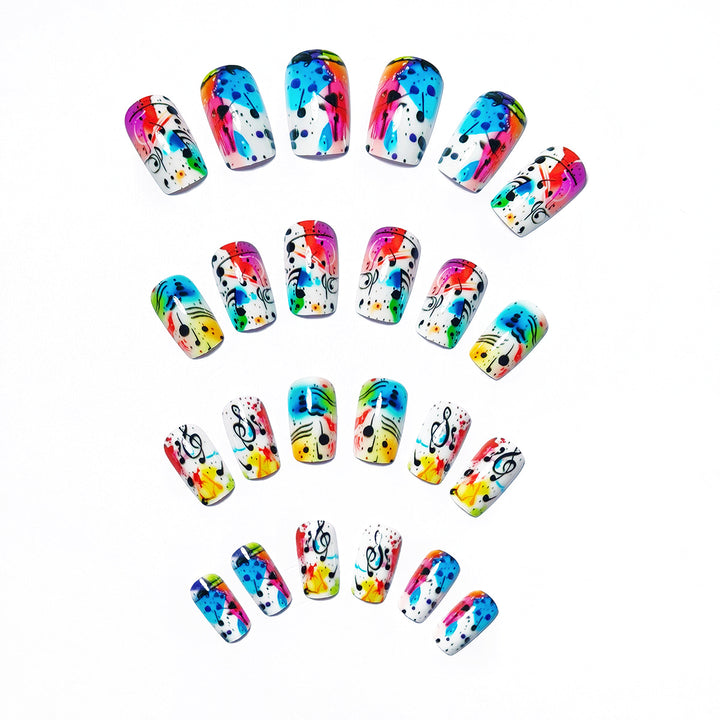 Musical Note Artistic Nail Art Kalsten