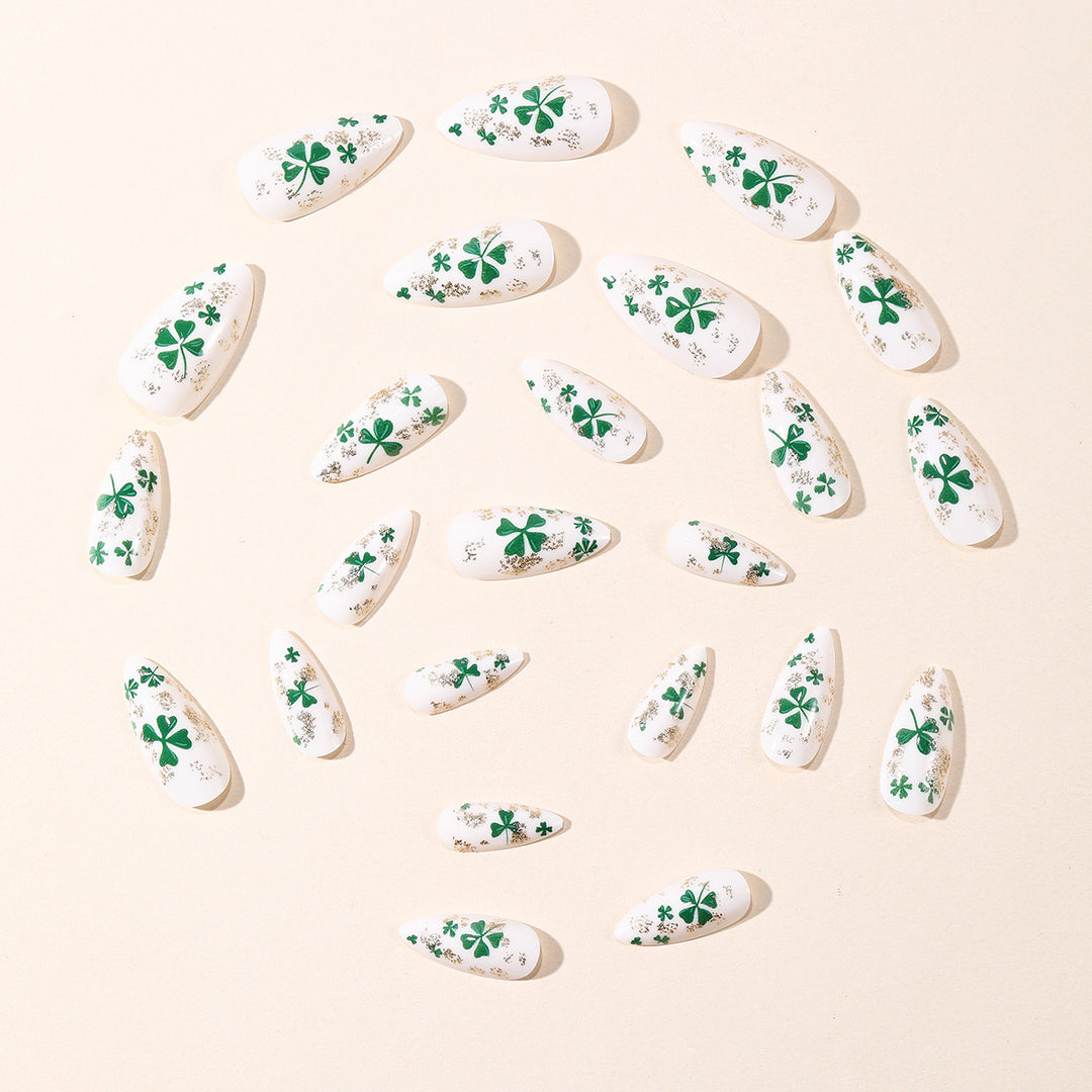 3D Shamrock Clove Nail Art Extensions Kalsten