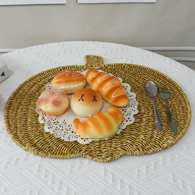 Decorative Woven Pumpkin Shaped Tray Kalsten