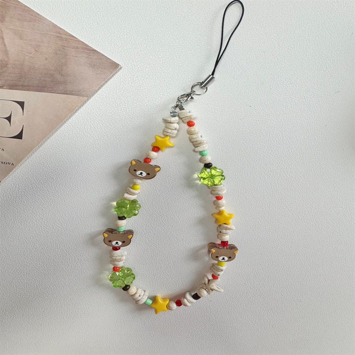 Fun-Themed Beaded Keychain Holder Kalsten