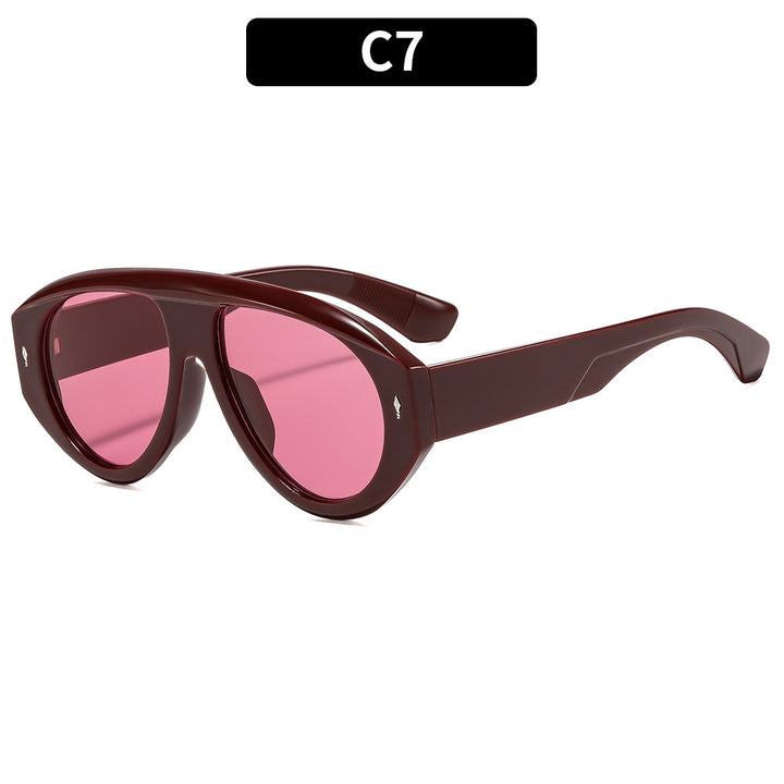 Stylish Clear Lens Sunglasses