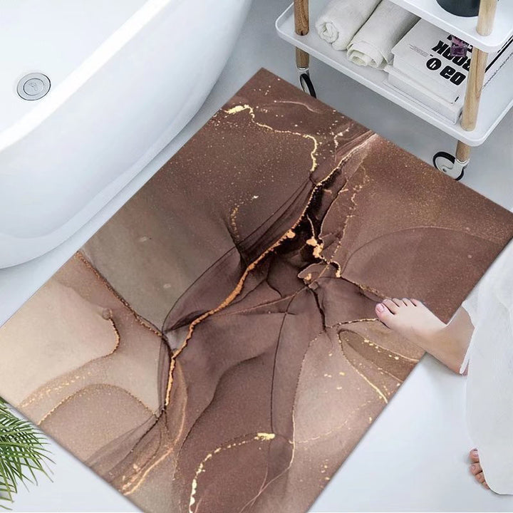 Luxurious Marble Design Bath Mat Kalsten