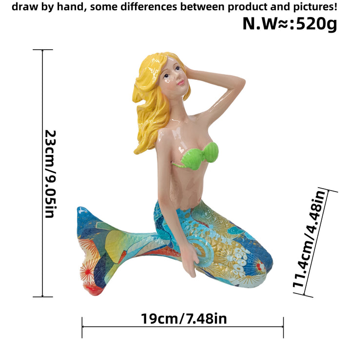 Decorative Mermaid Figurine Kalsten