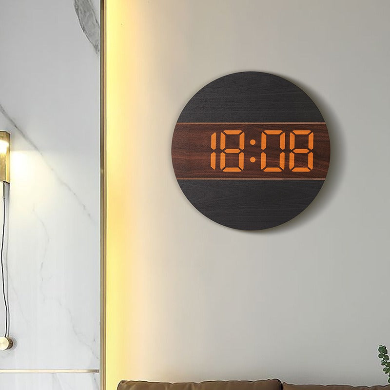 Creative digital watch in a modern wood design Kalsten