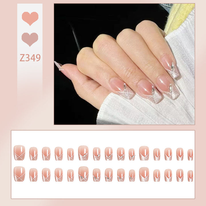 Artificial Nail Set with Glitter Accents Kalsten