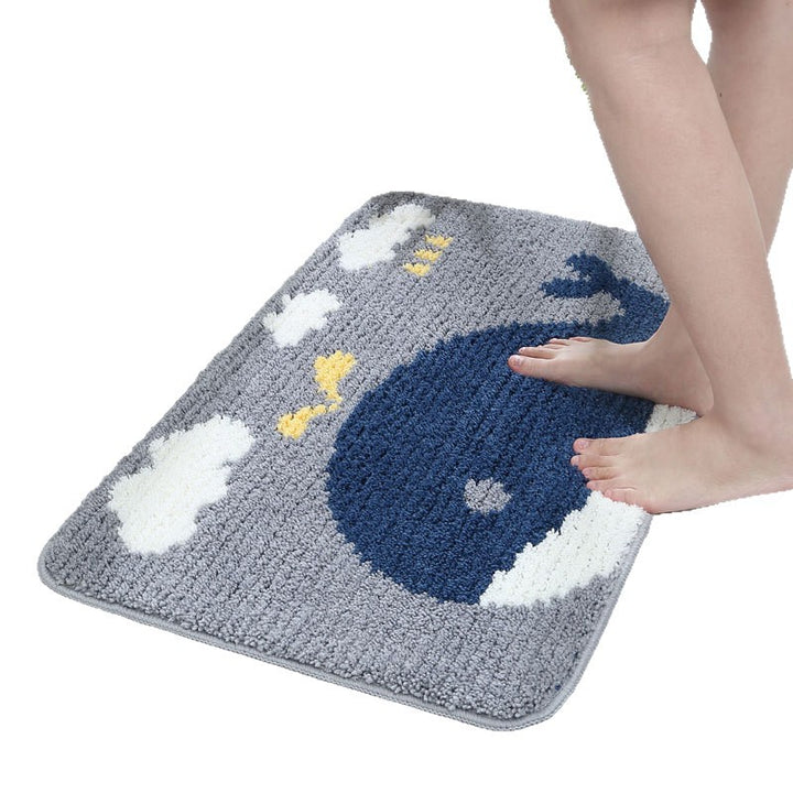 Decorative Plush Bathroom Rug Kalsten