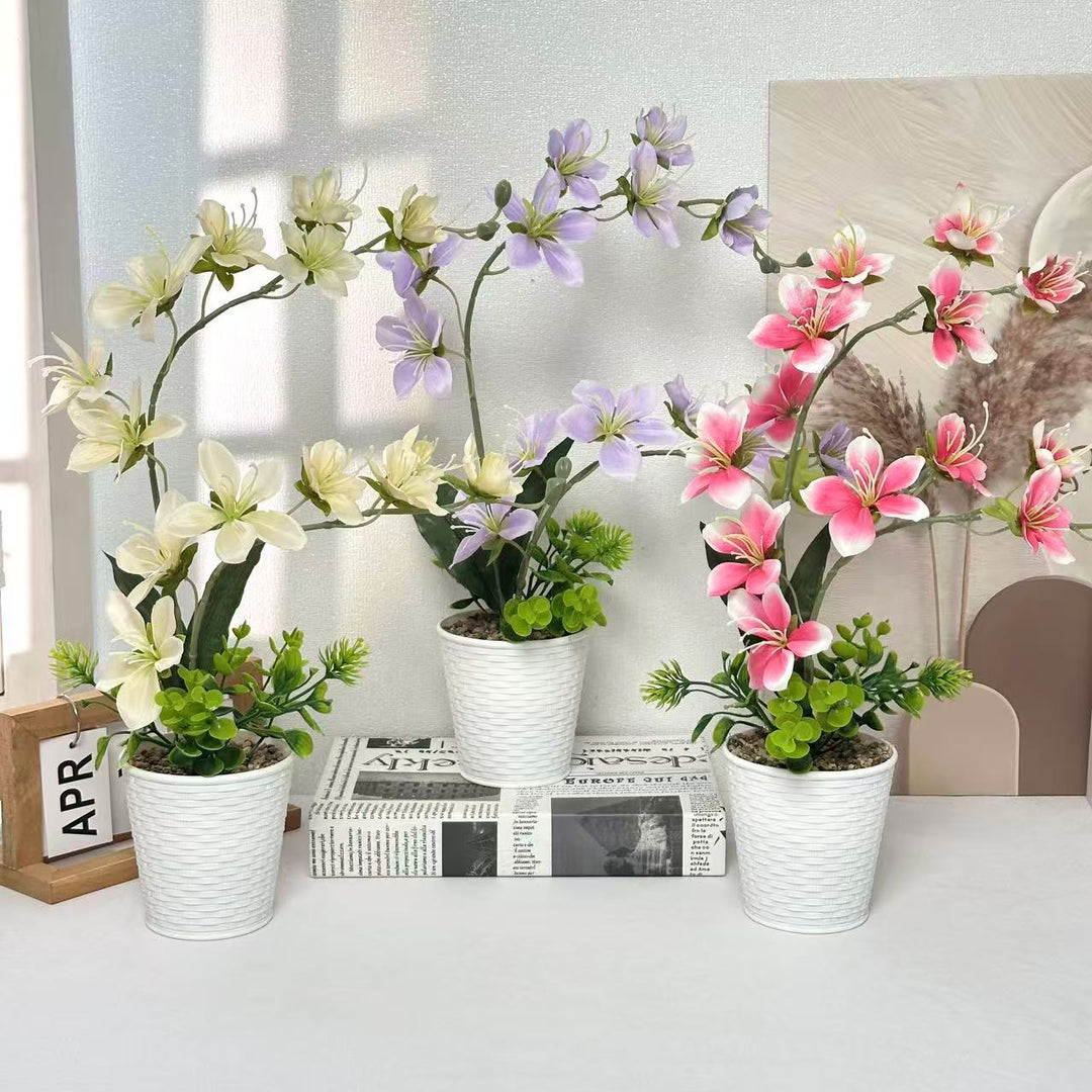 Elegant Artificial Floral Arrangement for Indoor Display