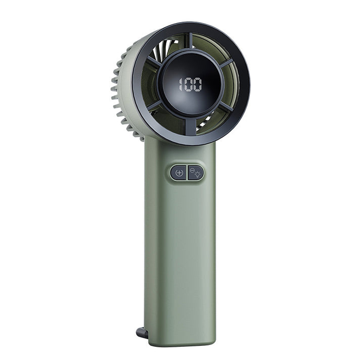 Women Portable Hand Fan with Digital Display Kalsten