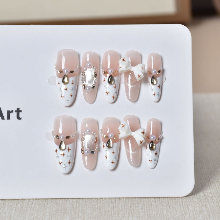 Decorative Press-On Nail Set Kalsten