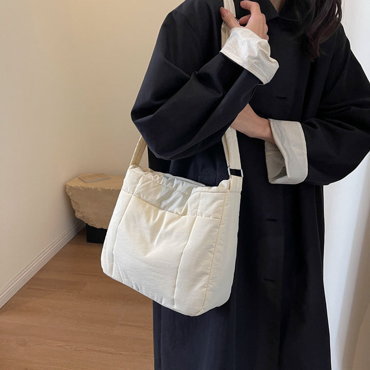 Lightweight Quilted Shoulder Bag