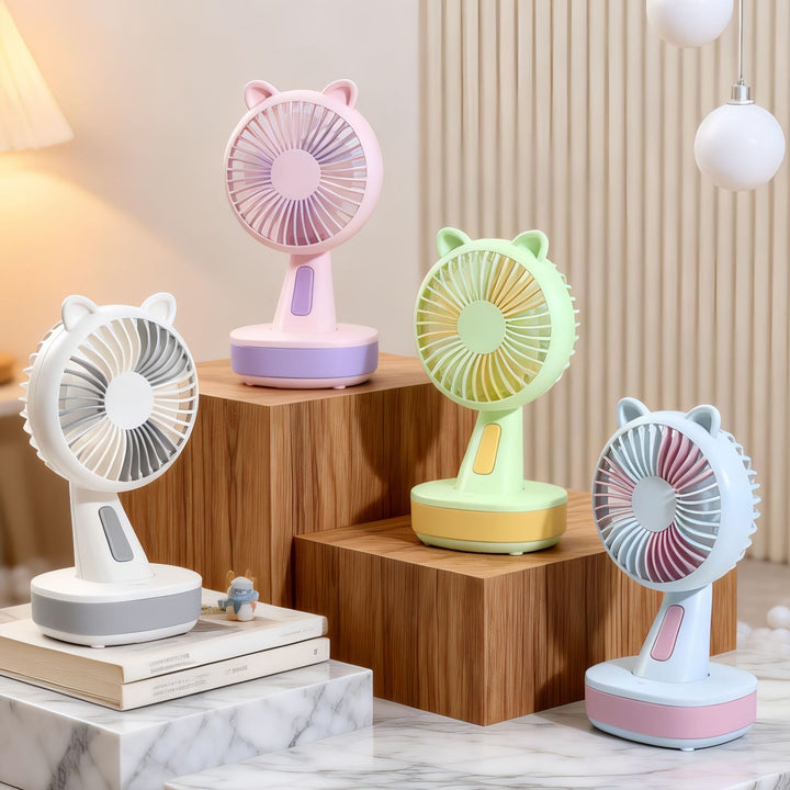 Women's Portable Table Fan with Creative Animal Ears Kalsten
