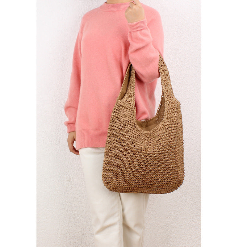 Handmade Mesh Tote Bag in Minimalist Design Kalsten