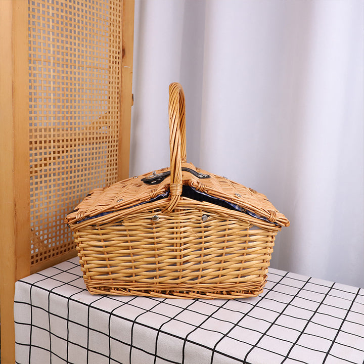 Basket with lid