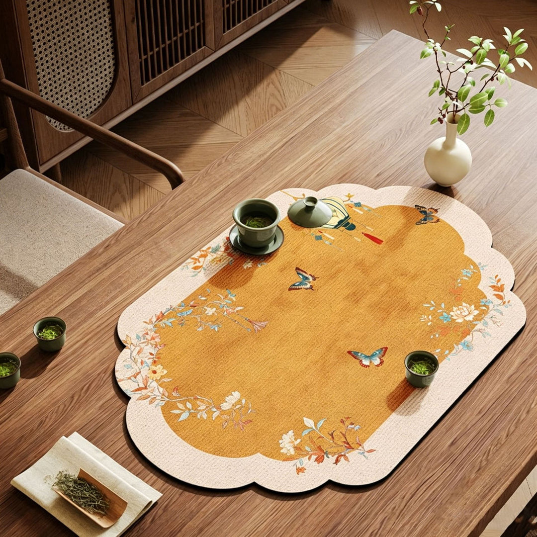Floral Pattern Table Mat