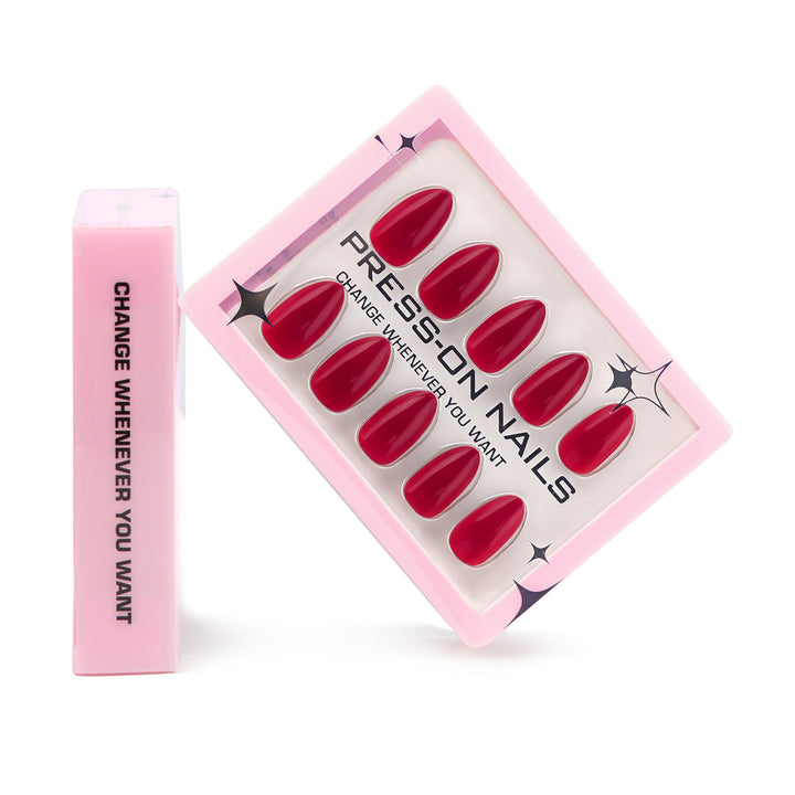 Artificial press-on nails in an elegant oval design Kalsten