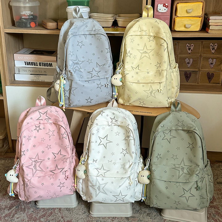 Casual Star-Embellished Backpack Kalsten 1791205374