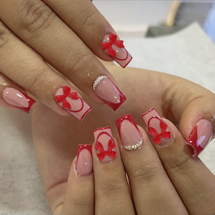Decorative 3D Bow Nail Art Extensions Kalsten
