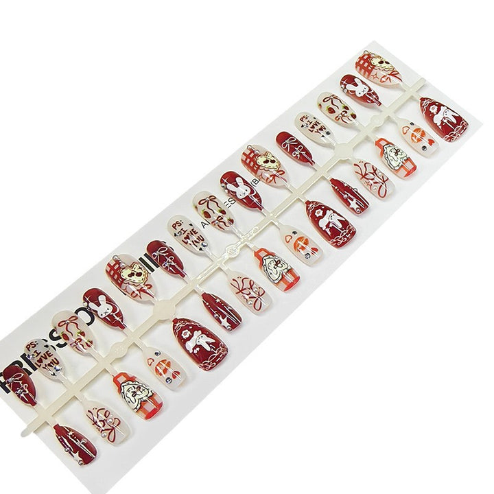 Artificial nails with romantic love motifs Kalsten