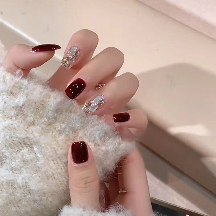 Glamorous Accent Press-On Nail Set Kalsten