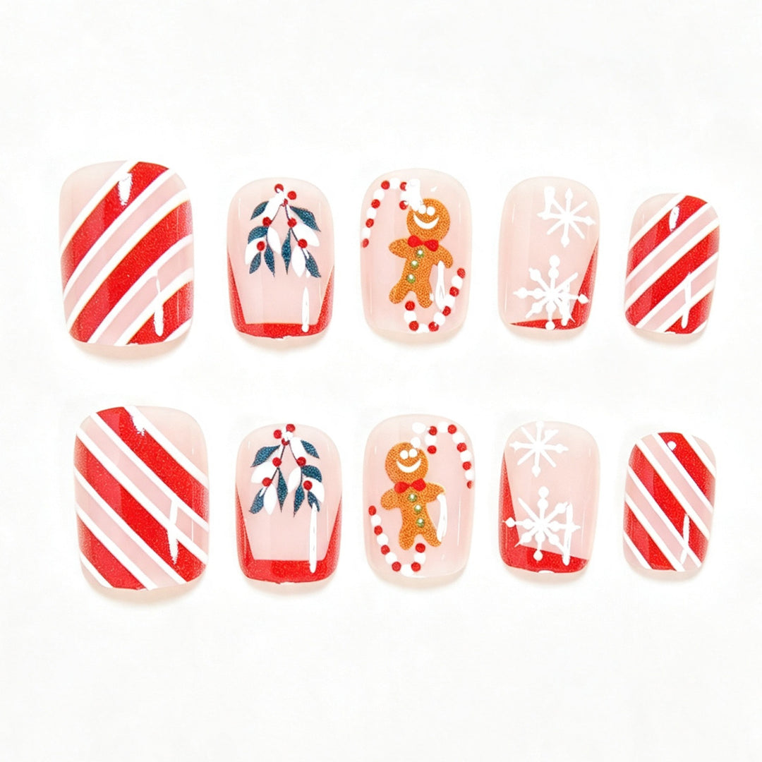 Festive Holiday Nail Art Set Kalsten