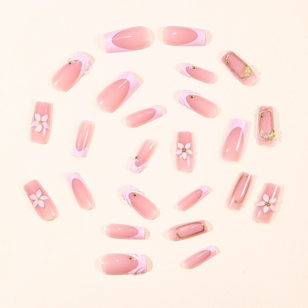 Decorative Floral Acrylic Nail Art Extensions Kalsten 1789713324