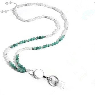 Beaded Eyewear Lanyard Necklace with Retractable Clip Kalsten