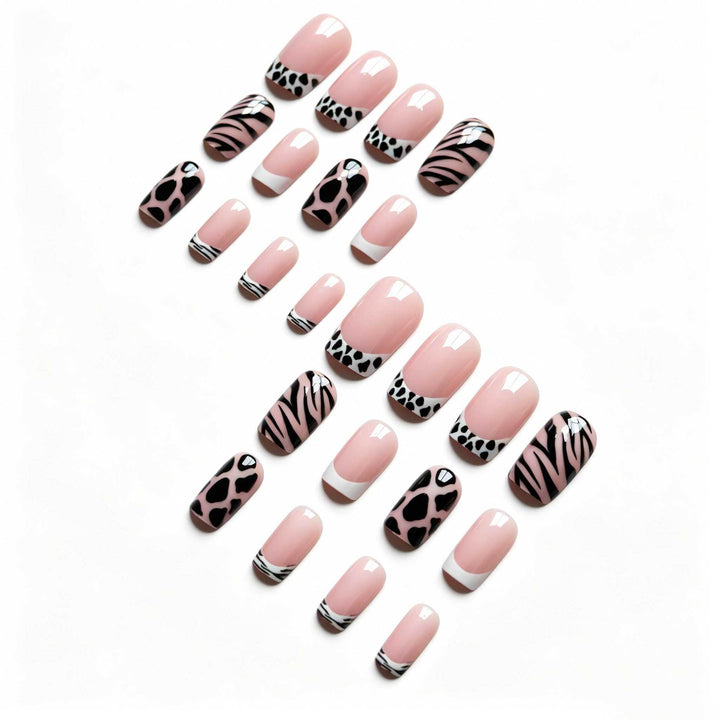 Animal Print Nail Art Design