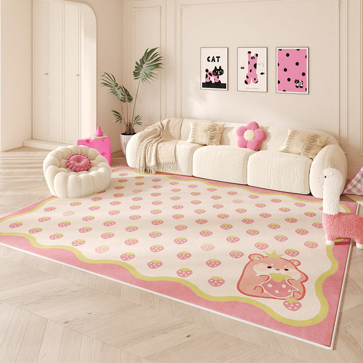 Playful Cat-Themed Area Rug