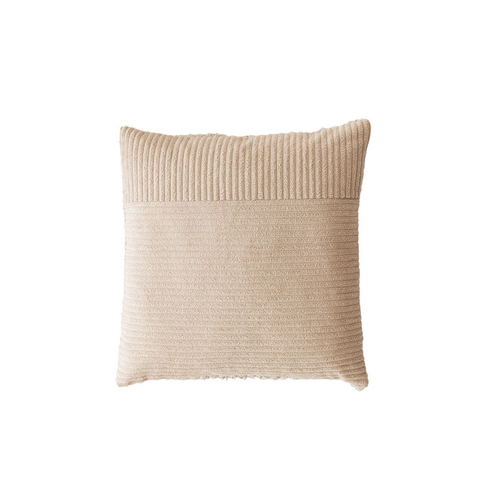 Ribbed Texture Decorative Pillow