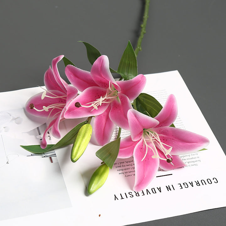 Decorative Fabric Carnation Stem for Home Display