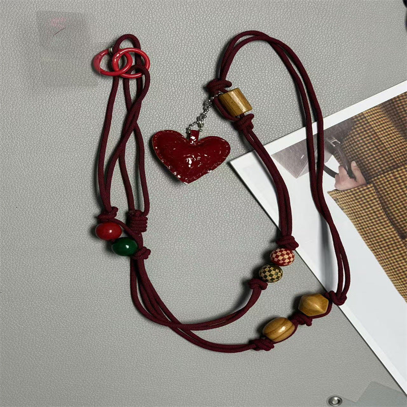 Handmade Heart Pendant Eyewear Lanyard Kalsten