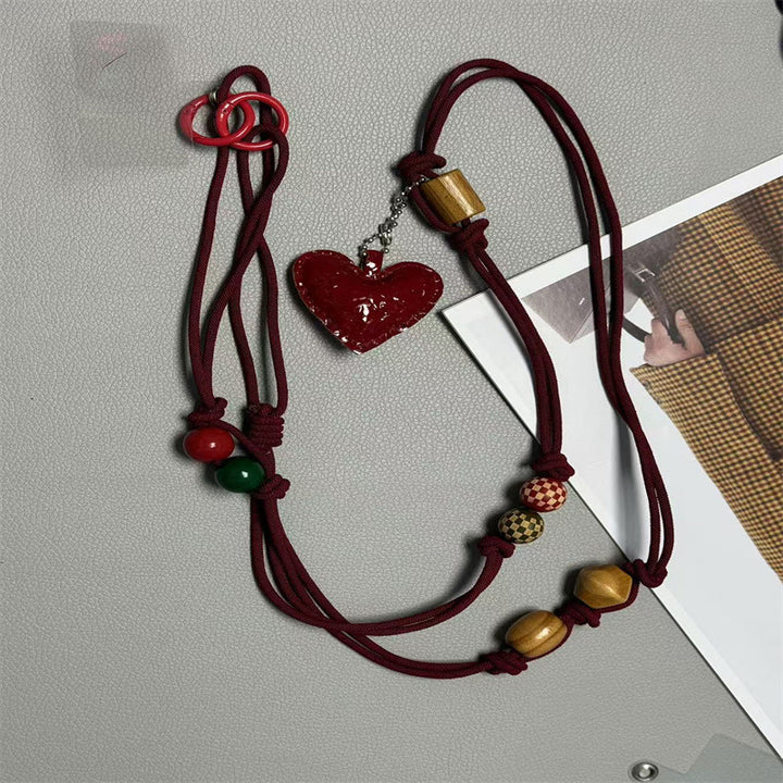 Handmade Heart Pendant Eyewear Lanyard Kalsten