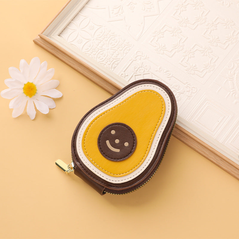 Fun Fruit-Themed Zippered Coin Purse Kalsten