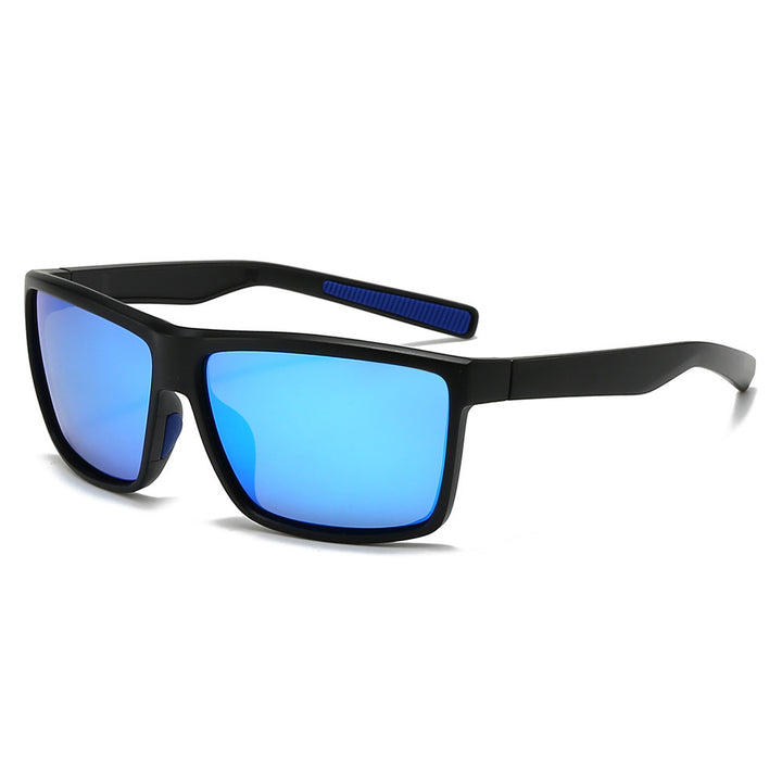 Men's sporty sunglasses with highly reflective lenses and elastic frame Kalsten