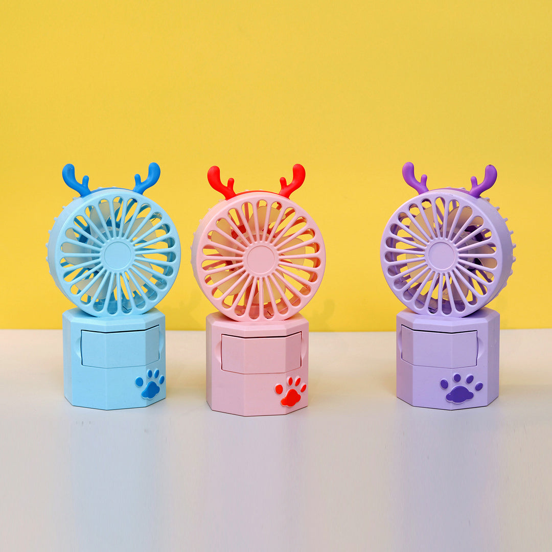 Unisex Portable Mini Fan with Animal Ears and USB Connection Kalsten