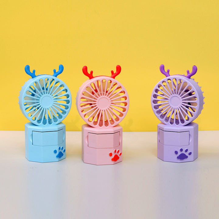 Unisex Portable Mini Fan with Animal Ears and USB Connection Kalsten