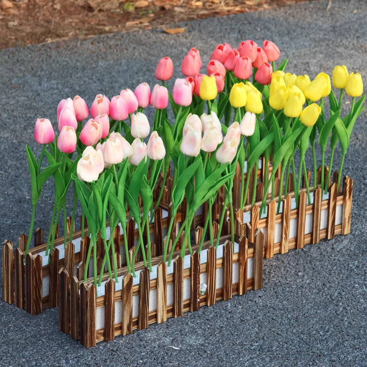 Decorative Faux Tulip Planter