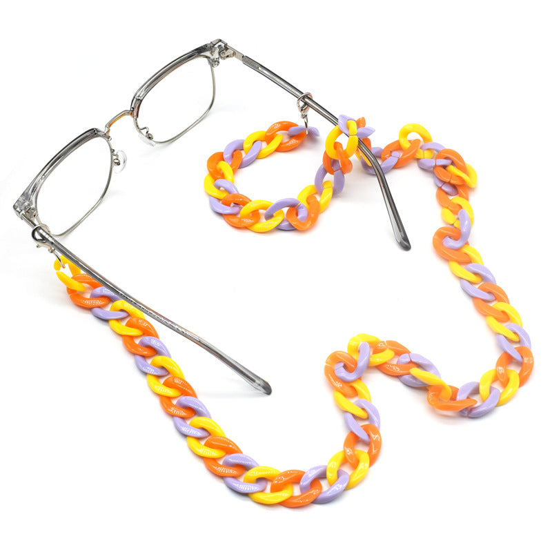 Bold Color Block Eyewear Chain Kalsten